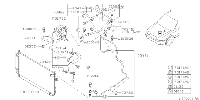 2006 Subaru Forester Air Conditioner System Diagram 2