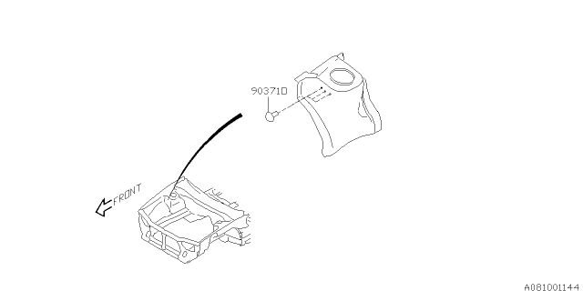 2003 Subaru Forester Emission Control - EGR Diagram 1