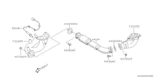 2004 Subaru Forester Exhaust Diagram 2