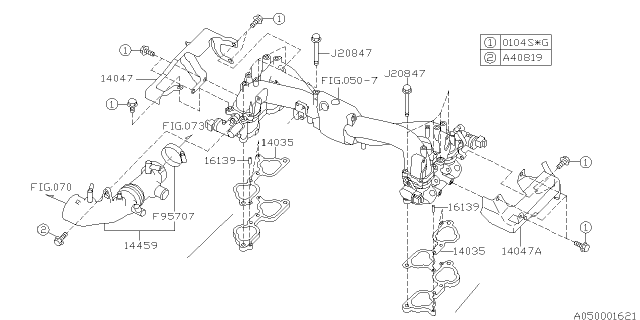 2005 Subaru Forester Intake Manifold Diagram 16
