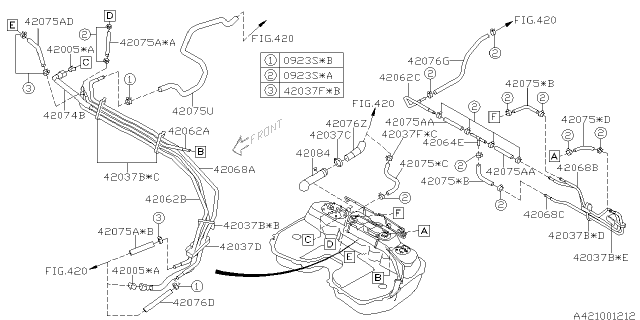 2003 Subaru Forester Fuel Tank Diagram 3