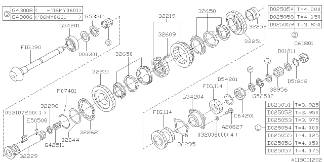 2007 Subaru Forester Drive Pinion Shaft Diagram 2