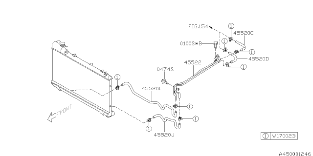 2005 Subaru Forester Engine Cooling Diagram 1