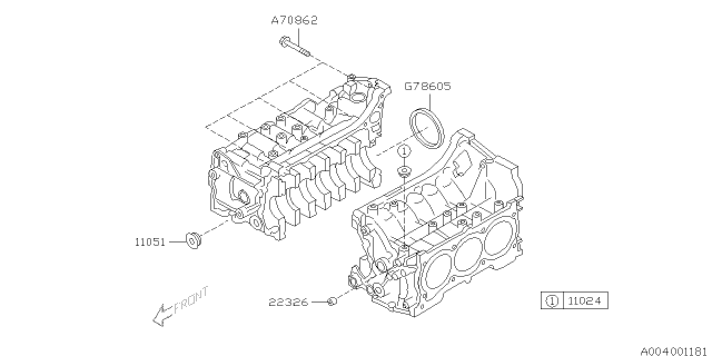 2014 Subaru Legacy Cylinder Block Diagram 3