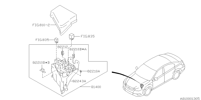 2013 Subaru Legacy Wiring Harness - Main Diagram 4