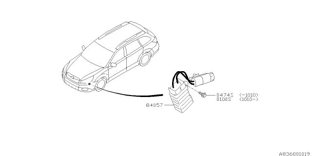 2014 Subaru Legacy Electrical Parts - Day Time Running Lamp Diagram