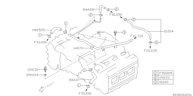 2011 Subaru Legacy Water Pipe Diagram 3