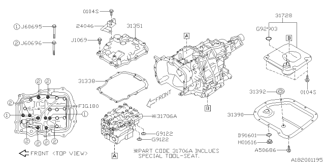 2012 Subaru Legacy Control Valve Diagram 2