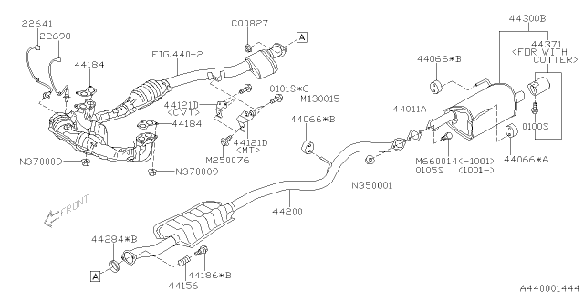 2010 Subaru Legacy Exhaust Diagram 6