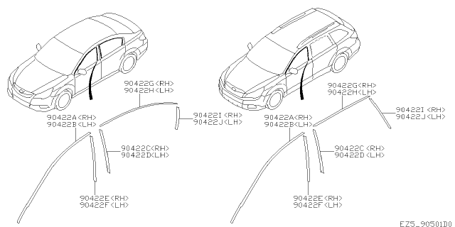 2013 Subaru Outback Tape Diagram
