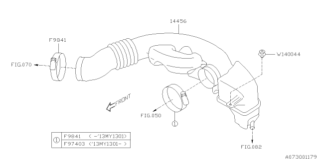 2013 Subaru Legacy Air Duct Diagram 2