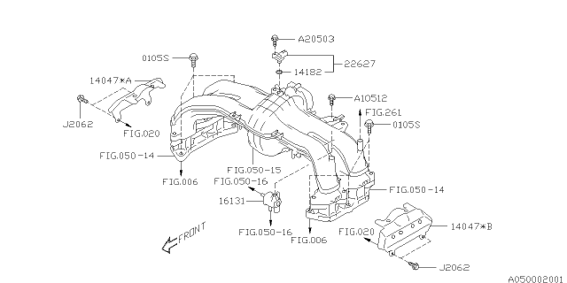 2012 Subaru Legacy Intake Manifold Diagram 15