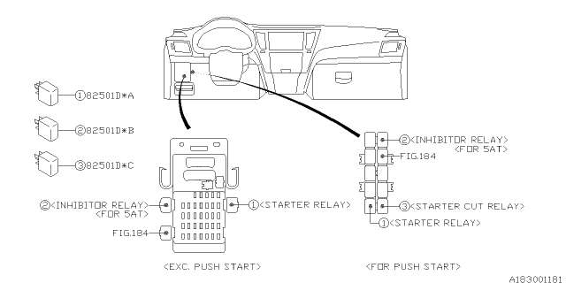 2013 Subaru Outback Control Device Diagram 3