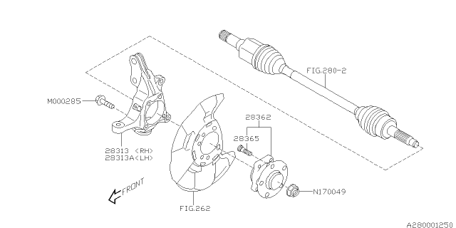 2011 Subaru Outback Front Axle Diagram 2