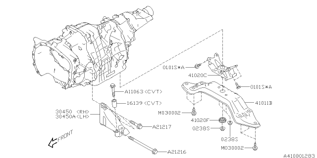 2011 Subaru Outback Engine Mounting Diagram 3