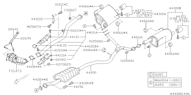 2010 Subaru Outback Exhaust Diagram 1