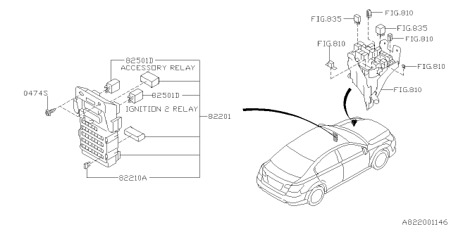 2010 Subaru Legacy Fuse Box Diagram