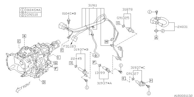 2013 Subaru Outback Shift Control Diagram 2