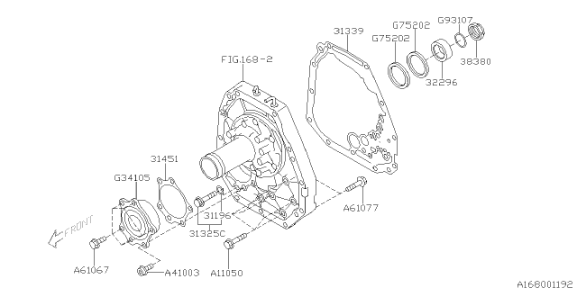2012 Subaru Legacy Automatic Transmission Oil Pump Diagram 4