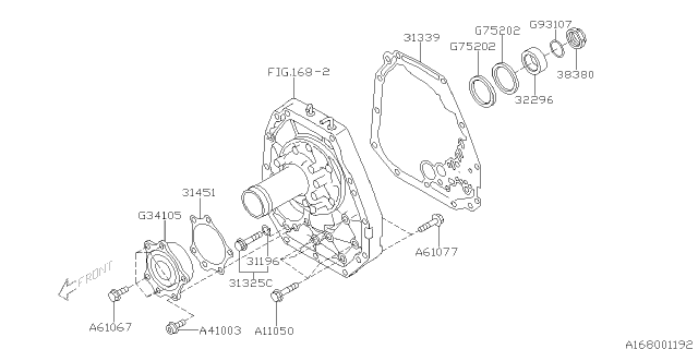 2014 Subaru Outback Automatic Transmission Oil Pump Diagram 3