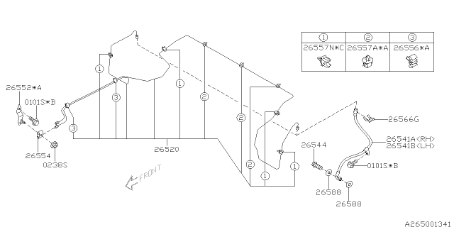 2014 Subaru Outback Brake Piping Diagram 4