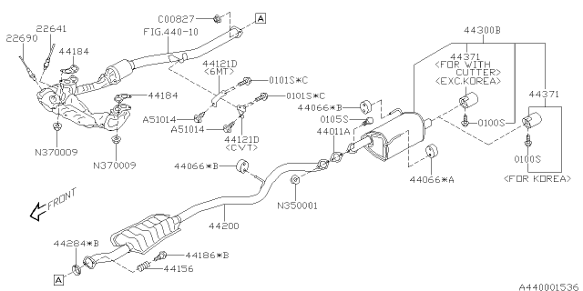 2014 Subaru Outback Exhaust Diagram 4