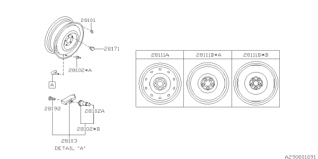2013 Subaru Legacy Disk Wheel Diagram 2