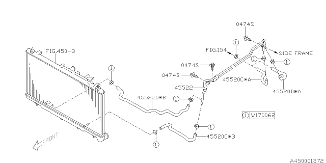 2010 Subaru Outback Engine Cooling Diagram 1