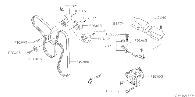 2014 Subaru Legacy Alternator Diagram 1