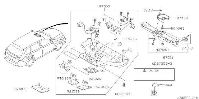 2014 Subaru Legacy ADA System Diagram 2