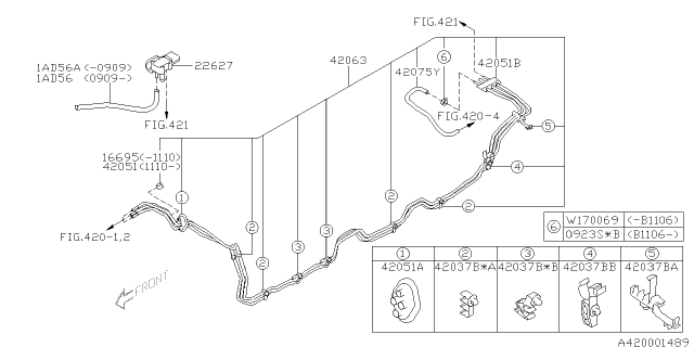2010 Subaru Legacy Fuel Piping Diagram 4