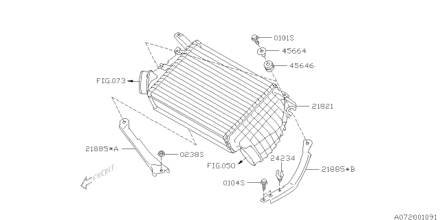 2010 Subaru Outback Inter Cooler Diagram