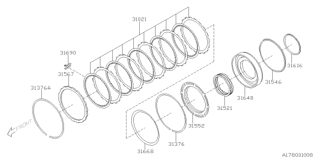 2012 Subaru Legacy Reverse Brake Diagram