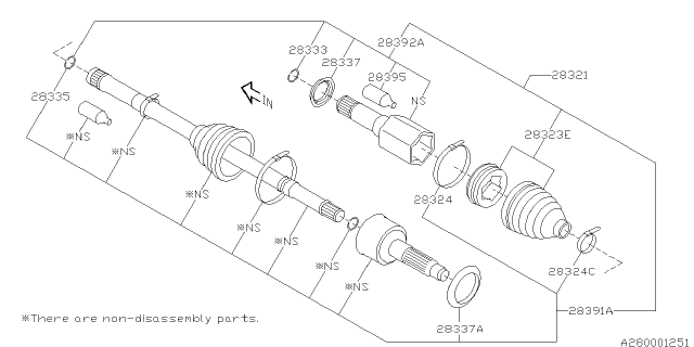 2013 Subaru Legacy Front Axle Diagram 1