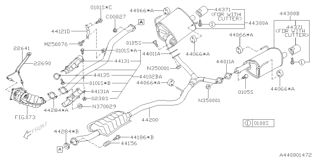 2010 Subaru Outback Exhaust Diagram 2