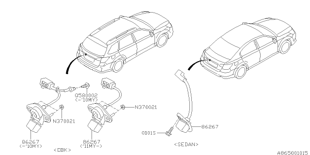 2014 Subaru Legacy ADA System Diagram 3