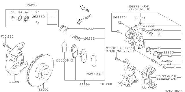 2016 Subaru Forester Front Brake Diagram 2