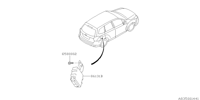 2016 Subaru Forester Electrical Parts - Body Diagram 5