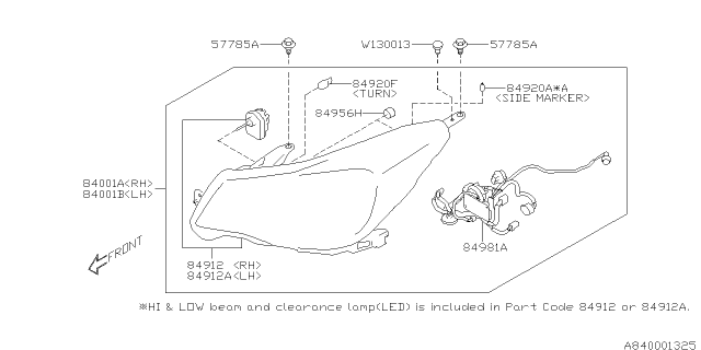 2017 Subaru Forester Head Lamp Diagram 5