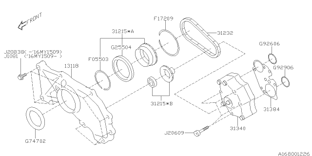 2014 Subaru Forester Automatic Transmission Oil Pump Diagram 2