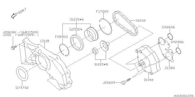 2018 Subaru Forester Automatic Transmission Oil Pump Diagram 2