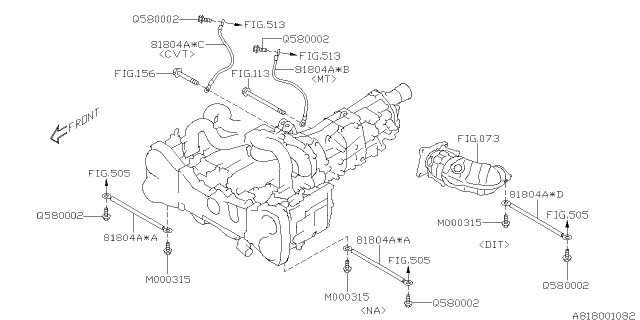 2015 Subaru Forester Cord Radio Assembly Diagram for 81831AJ000