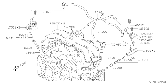 2017 Subaru Forester Intake Manifold Diagram 5