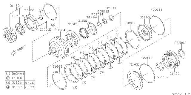 2016 Subaru Forester Planetary Diagram 1