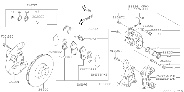 2014 Subaru Forester Front Brake Diagram 2