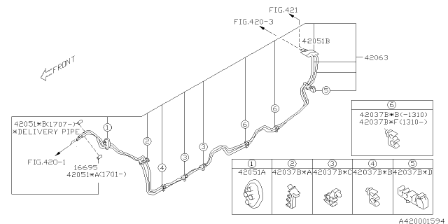 2018 Subaru Forester Fuel Piping Diagram 2