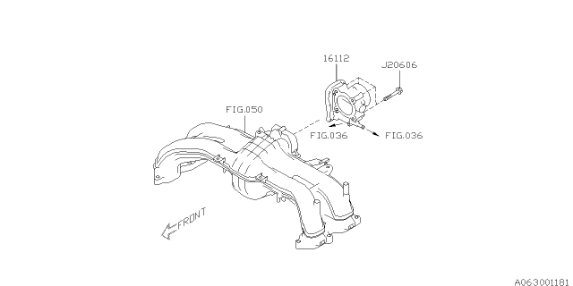 2018 Subaru Forester Throttle Chamber Diagram 2