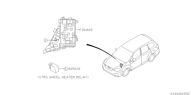 2016 Subaru Forester Steering Column Diagram 2