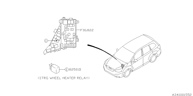 2017 Subaru Forester Steering Column Diagram 2