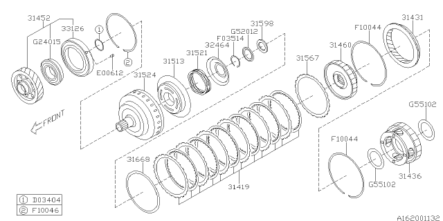 2016 Subaru Forester Planetary Diagram 2